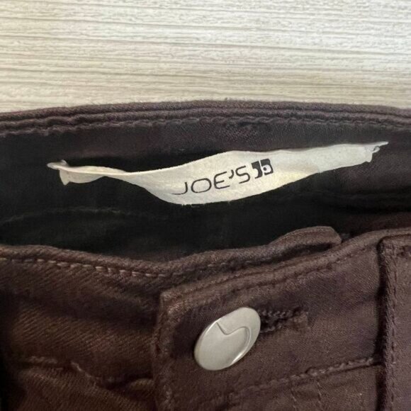 Joes Womens‎ Skinny Jeans Size 24 Fudge Brown Denim Stretch Mid-Rise - Picture 5 of 8